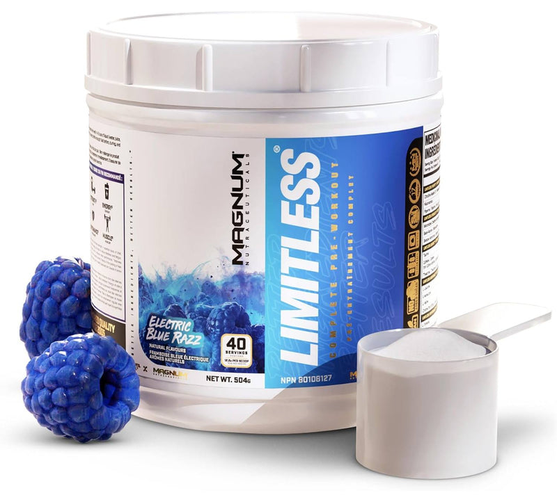 Magnum Limitless Pre-Workout Blue Raspberry / 504g