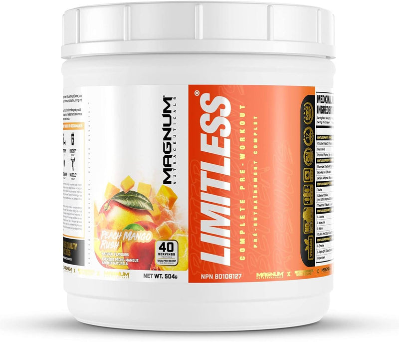 Magnum Limitless Pre-Workout Peach Mango / 504g