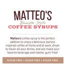 Matteo's Coffee Syrup Sugar Free - Hazelnut Chai 750ml - - Syrup