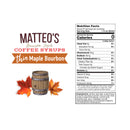 Matteo's Coffee Syrup Sugar Free - Hazelnut Chai 750ml - - Syrup