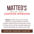 Matteo's Coffee Syrup Sugar Free - Caramel Pecan 750ml - - Syrup