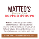 Matteo's Coffee Syrup Sugar Free - Cinnamon Vanilla 750ml - - Syrup