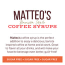 Matteo's Coffee Syrup Sugar Free - Pumpkin Spice 750ml - - Syrup