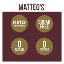 Matteo's Coffee Syrup Sugar Free - Pumpkin Cheesecake 750ml - - Syrup
