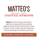Matteo's Coffee Syrup Sugar Free - Caramel Creme 750ml - - Syrup