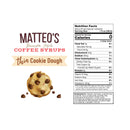 Matteo's Coffee Syrup Sugar Free - Cookie Dough 750ml - - Syrup