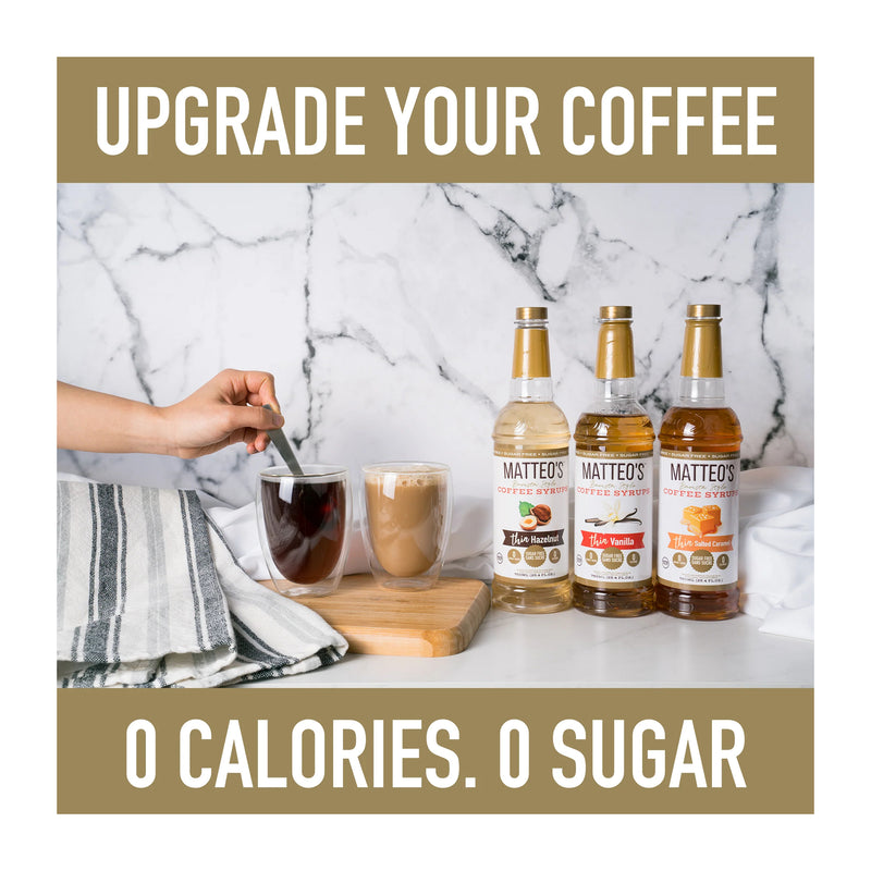 Matteo's Coffee Syrup Sugar Free Cupcake / 750ml