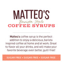 Matteo's Coffee Syrup Sugar Free - Toasted Marshmallow 750ml - - Syrup
