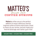 Matteo's Coffee Syrup Sugar Free - Eggnog 750ml - - Syrup