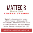 Matteo's Coffee Syrup Sugar Free - Gingerbread 750ml - - Syrup