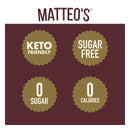 Matteo's Coffee Syrup Sugar Free - White Chocolate 750ml - - Syrup
