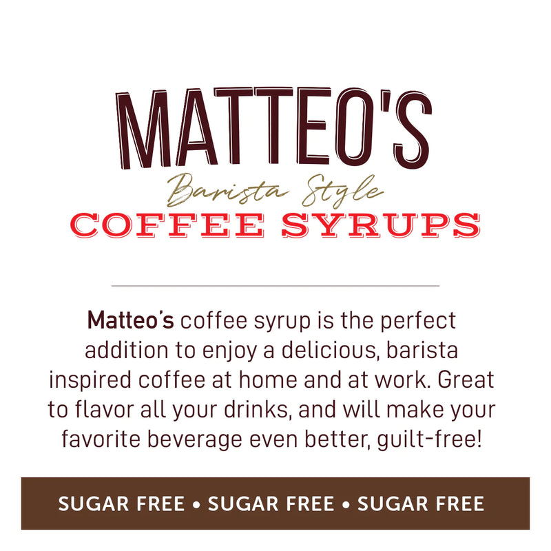 Matteo's Coffee Syrup Sugar Free French Vanilla / 750ml