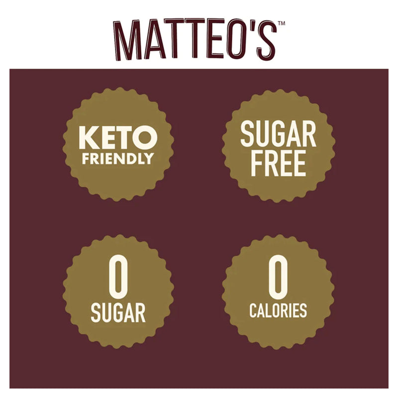 Matteo's Coffee Syrup Sugar Free Cookies n' Cream / 750ml