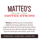 Matteo's Coffee Syrup Sugar Free - Cookies n' Cream 750ml - - Syrup
