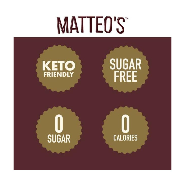 Matteo's Coffee Syrup Sugar Free Vanilla / 750ml