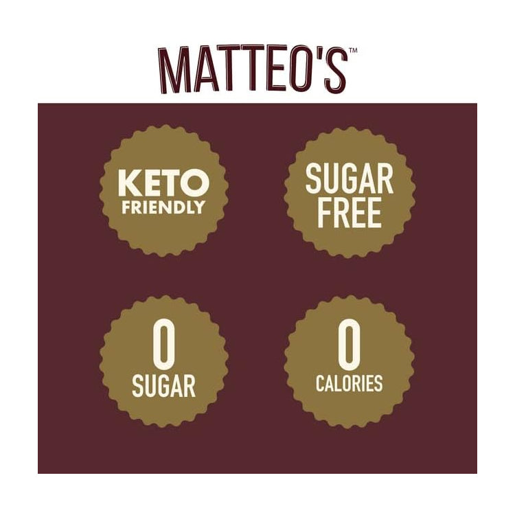 Matteo's Coffee Syrup Sugar Free Mocha / 750ml