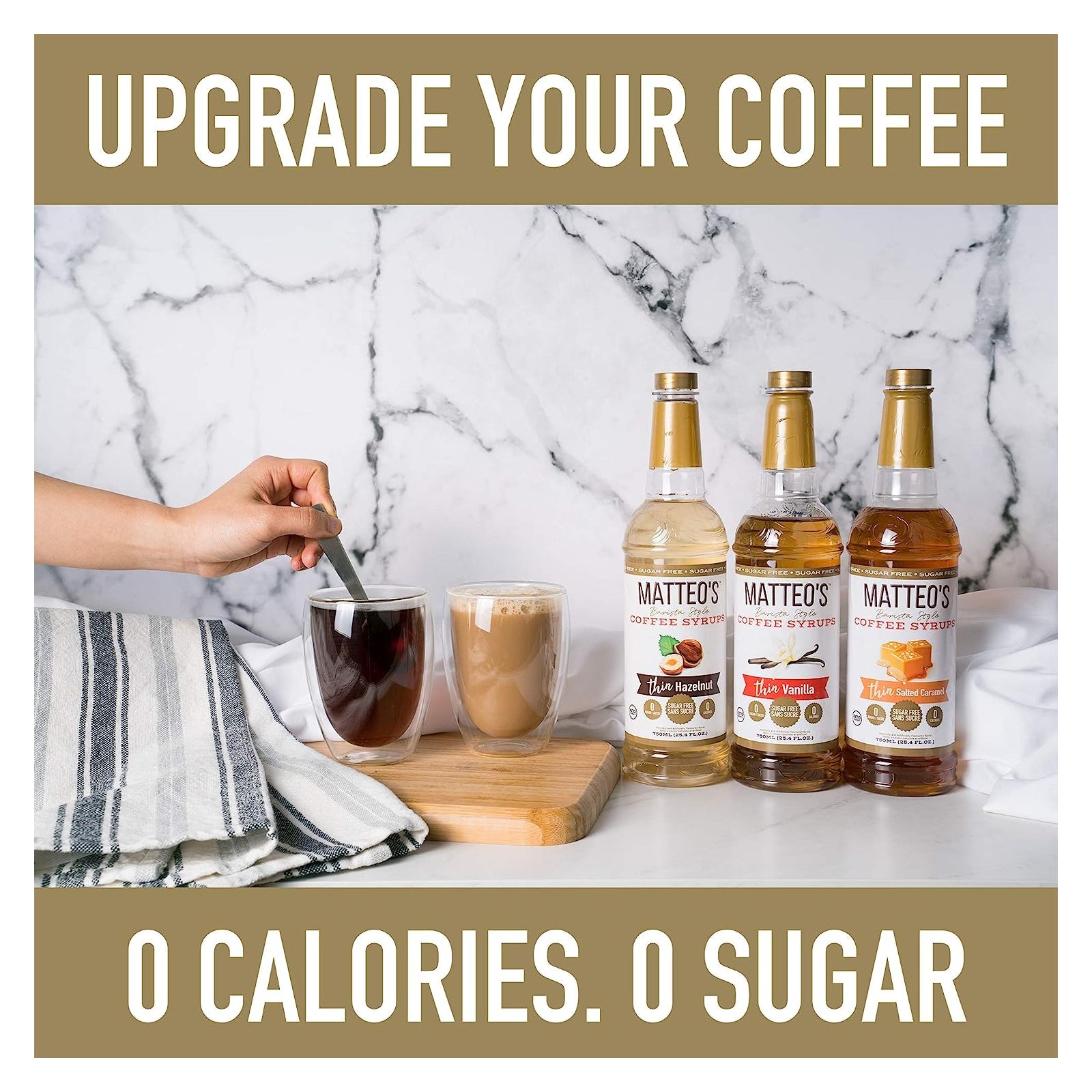 Matteo's Coffee Syrup Sugar Free Mocha / 750ml