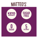 Matteo's Cocktail Syrup Sugar Free - Lavender 750ml - Syrup