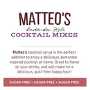 Matteo's Cocktail Syrup Sugar Free - Strawberry Daiquiri 750ml - Syrup