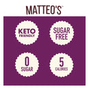 Matteo's Cocktail Syrup Sugar Free - Mojito 750ml - Syrup