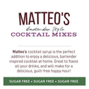 Matteo's Cocktail Syrup Sugar Free - Mojito 750ml - Syrup