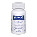 Pure Encapsulations Melatonin 3 mg - 60 Capsules - Sleep Supplement