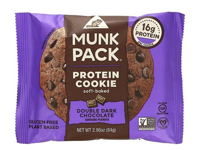 Munk Pack Protein Cookie Double Dark Chocolate / 2.96 Oz