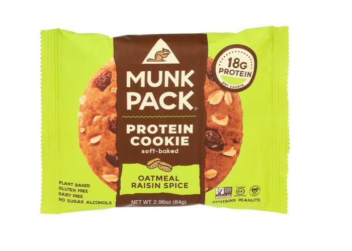 Munk Pack Protein Cookie Oatmeal Raisin Spice / 2.96 Oz
