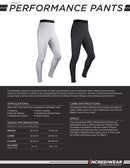 Incrediwear Men's Performance Pants - White Medium - Pants