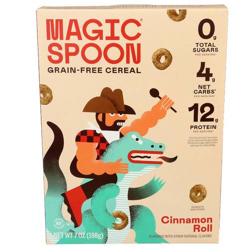 Magic Spoon Grain Free Cereal Cinnamon Roll / 7 Oz