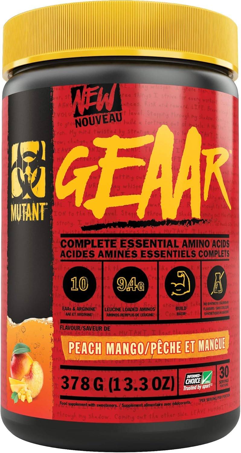 Mutant GEAAR - Peach Mango 378g - Post-workout