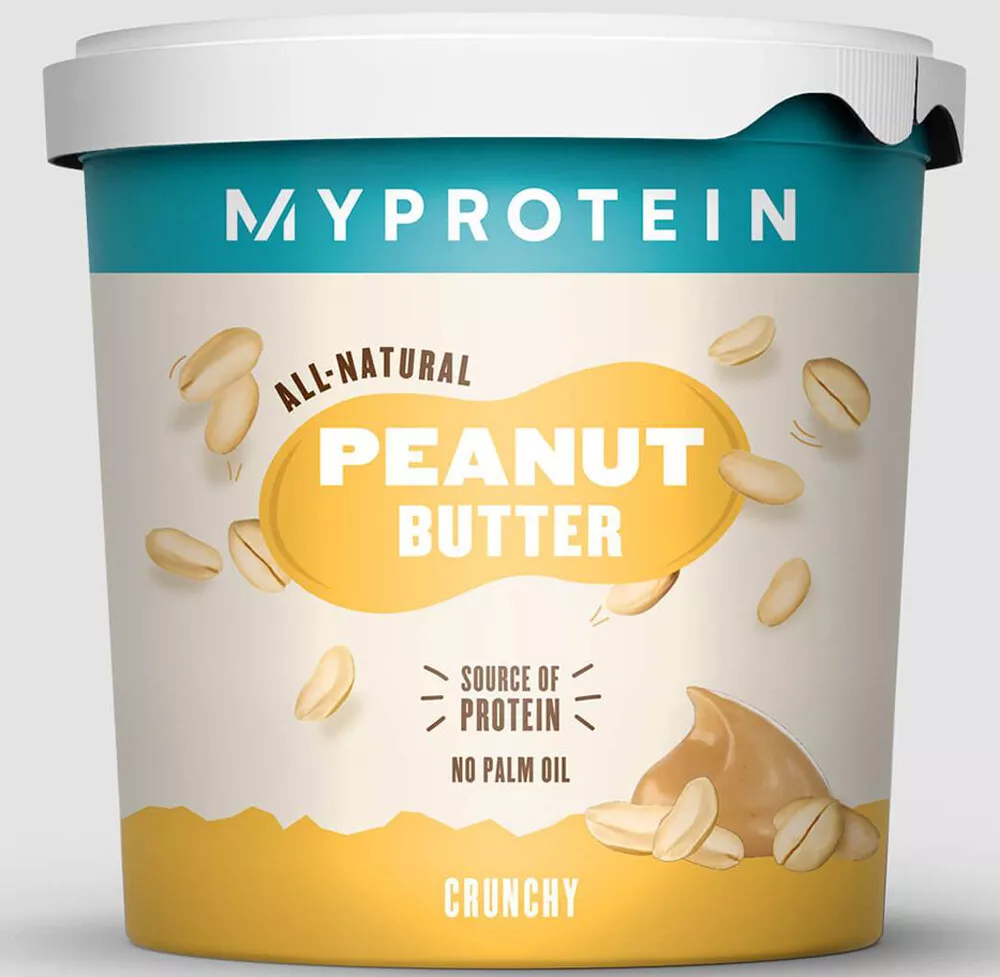 Myprotein All-Natural Peanut Butter - Crunchy 1.1 kg - Spread