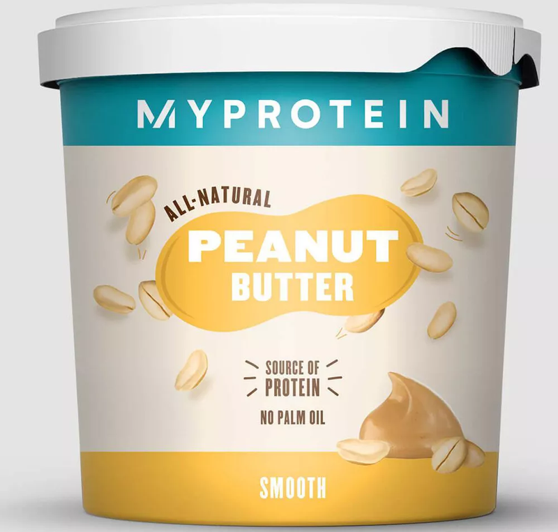 Myprotein All-Natural Peanut Butter - Smooth 1.1 kg - Spread