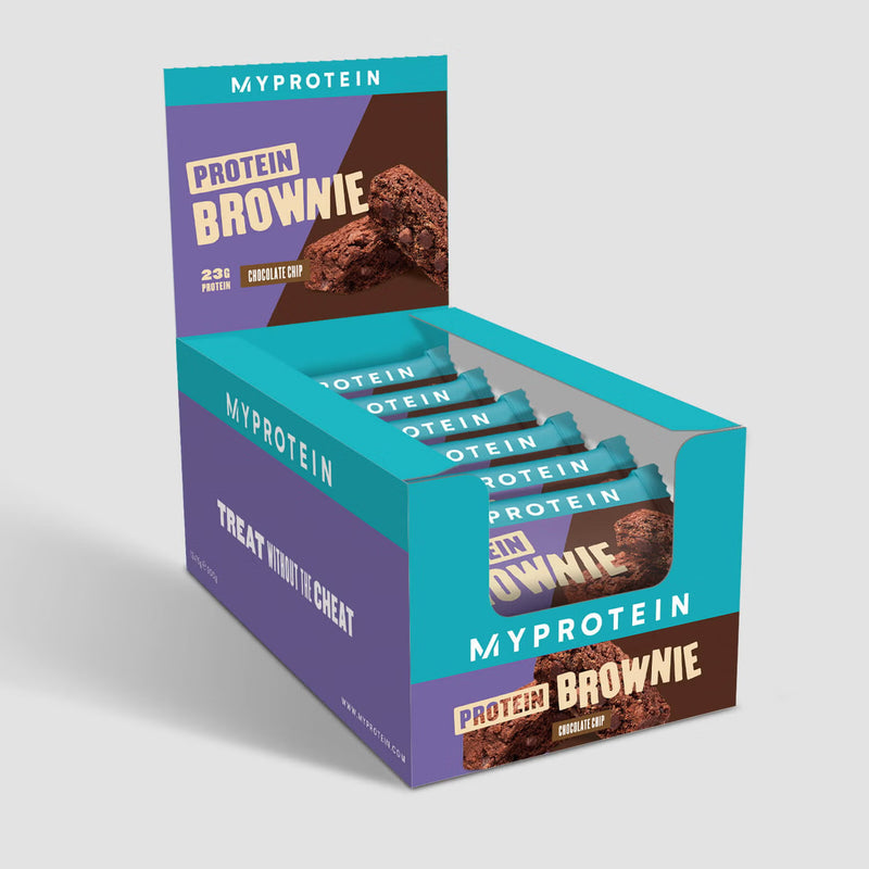 Myprotein Protein Brownie - Chocolate chip 12-pack - Protein snacks