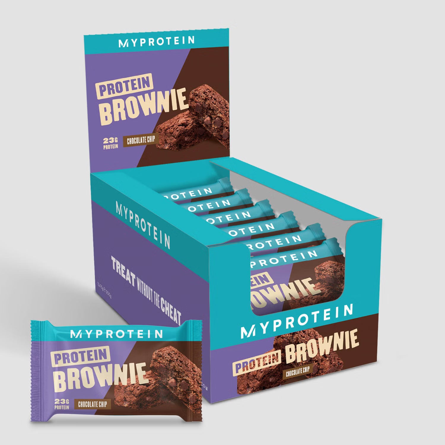 Myprotein Protein Brownie - Chocolate chip 12-pack - Protein snacks