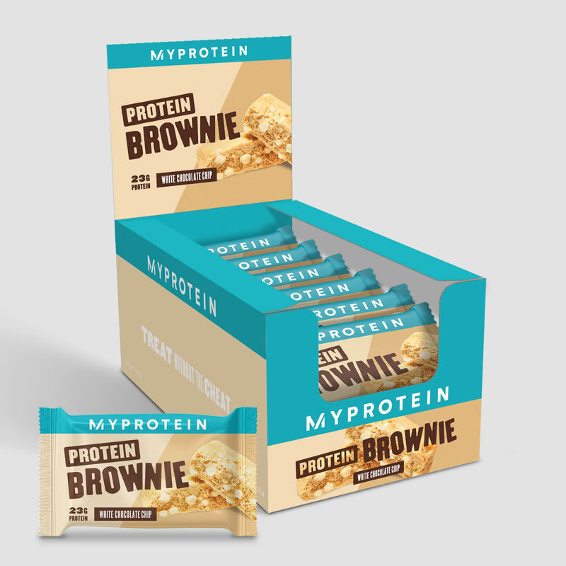 Myprotein Protein Brownie - White Chocolate 12-pack - Protein snacks