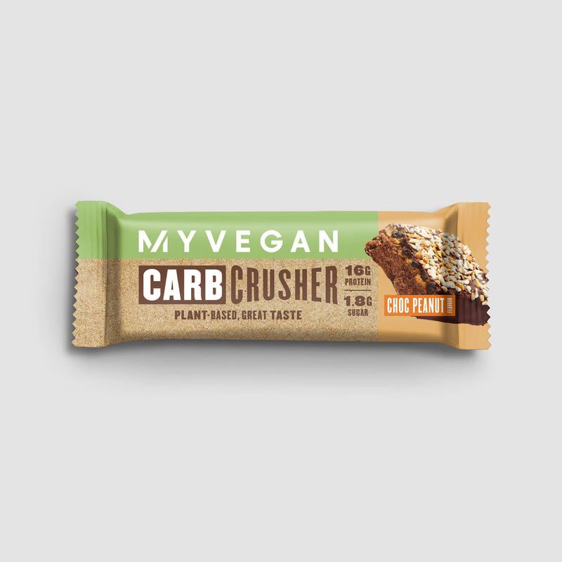 MyVegan Vegan Carb Crusher - Peanut Butter 12 x 60g - Snack