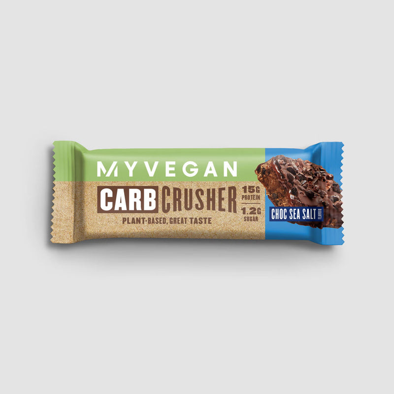 MyVegan Vegan Carb Crusher - Chocolate Sea Salt 12 x 60g - Snack