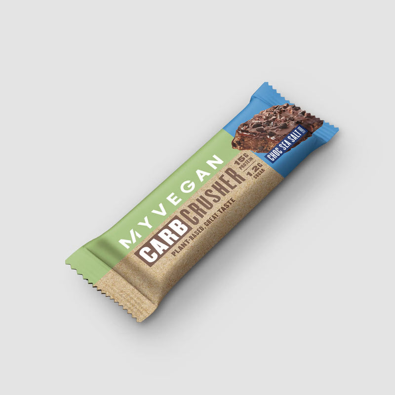 MyVegan Vegan Carb Crusher - Chocolate Sea Salt 12 x 60g - Snack