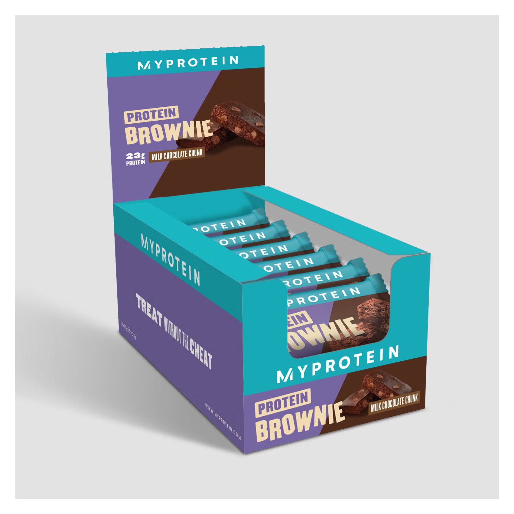 Myprotein Protein Brownie - Milk Chocolate Chunk 12-pack - Protein snacks