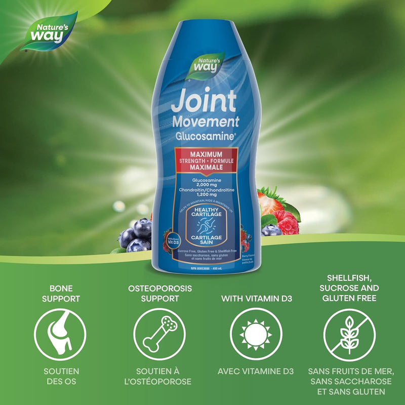 Nature's Way Joint Movement Glucosamine - 480ml - Supplements