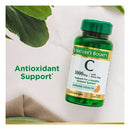 Nature's Bounty Vitamin C With Rose Hips 1000 mg - 100 Tablets - Vitamin C