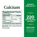 Nature's Bounty Calcium with Vitamin D3, Absorbable - 100 Softgels - - Calcium