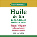 Nature's Bounty Organic Flaxseed Oil - 236 ml - - Fatty Acids