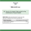 Nature's Bounty Organic Flaxseed Oil - 236 ml - - Fatty Acids