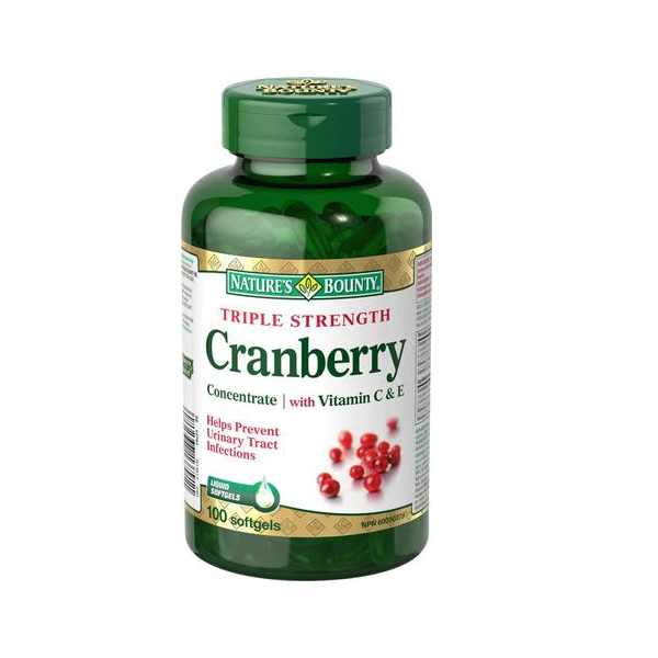 Nature's Bounty Cranberry with Vitamin C Cranberry / 100 softgels