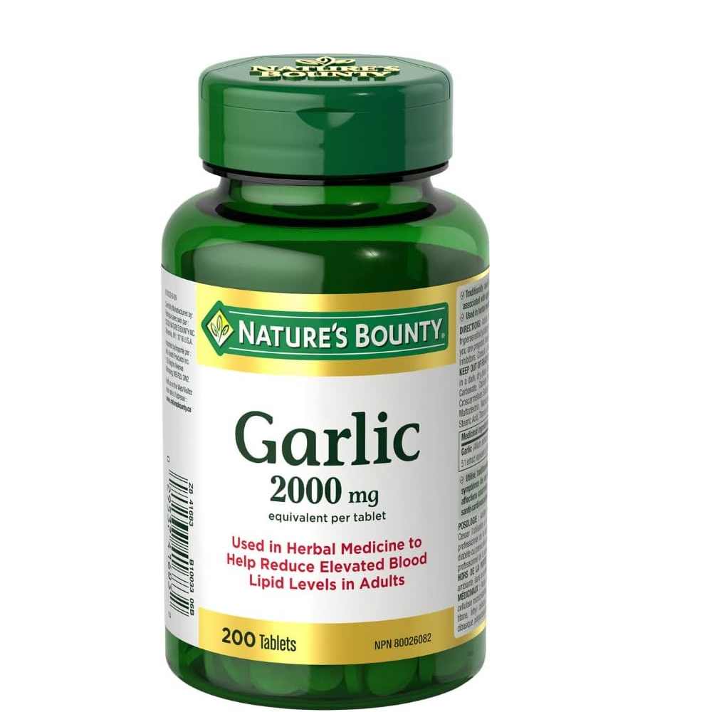 Nature's Bounty Garlic 2000mg 200 Tablets