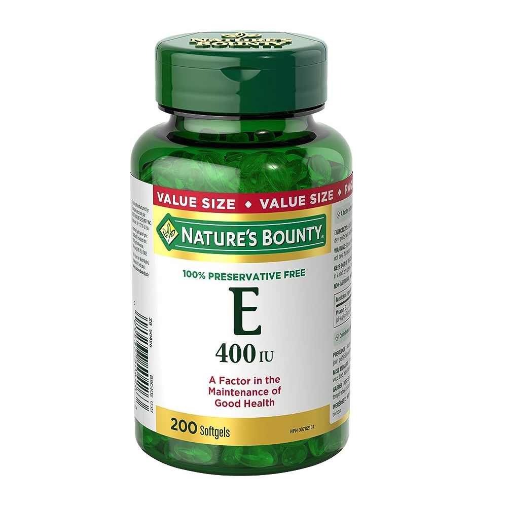 Nature's Bounty Vitamin E 400IU 200 softgels