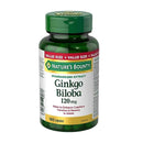 Nature's Bounty Standardized extract Ginkgo Biloba 120mg - 180 Capsules - Herbals