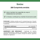 Nature's Bounty Biotin 1000mcg - 200 coated tablets - Vitamin B